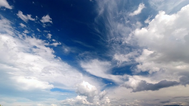 日本夏季天空云图视频素材