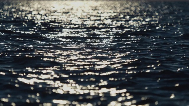 海水表面。视频素材