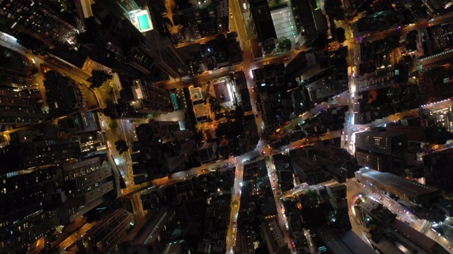 城市街道俯视图实时视频素材