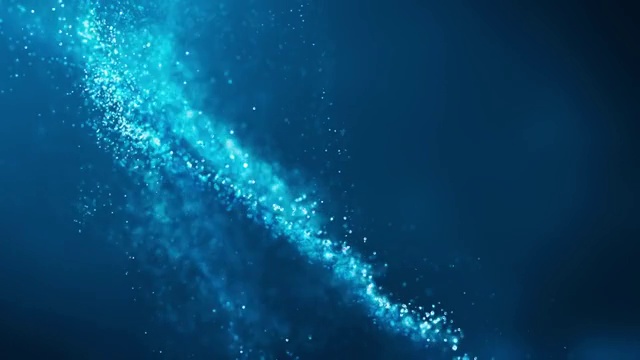 抽象粒子背景(蓝色)-循环视频下载