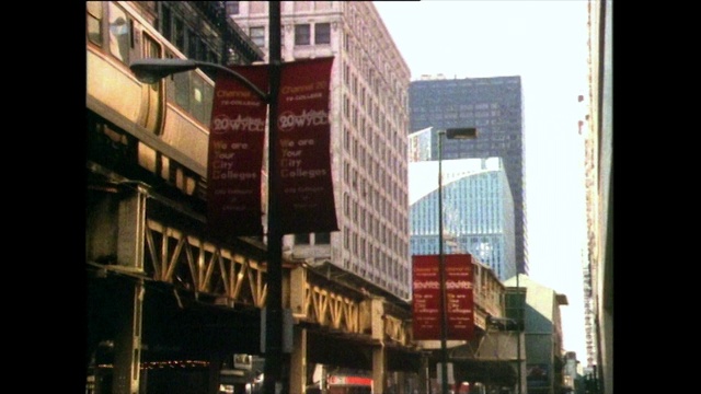 芝加哥高架列车的CU LAS;1985视频下载