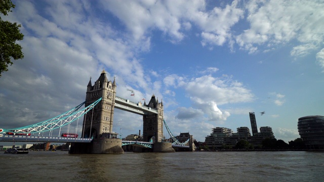 英国伦敦塔桥视频素材