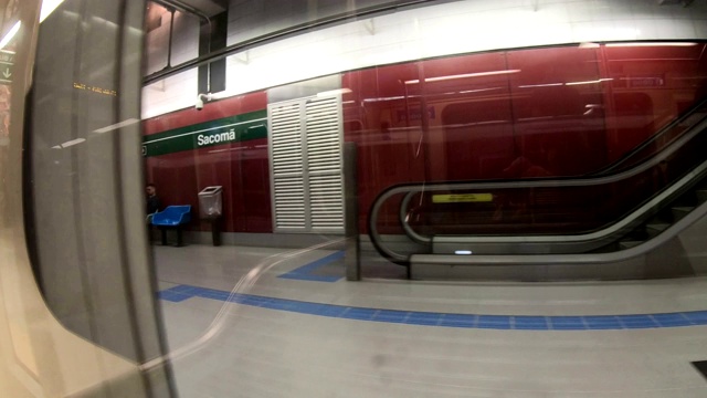 圣保罗城市地铁视频素材