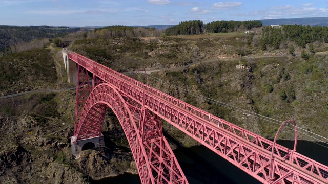 桥,火车,法国,风视频素材
