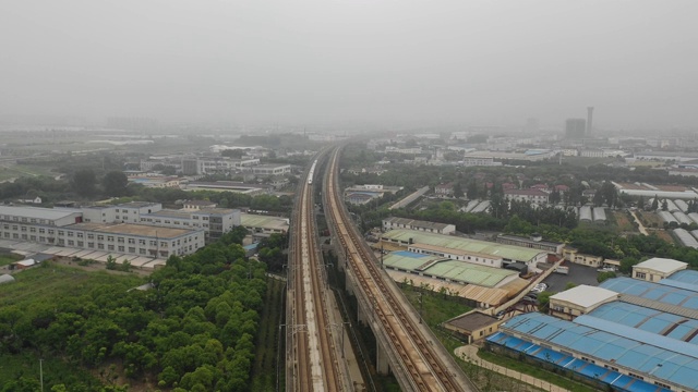 亚洲中国江西高铁场景视频素材