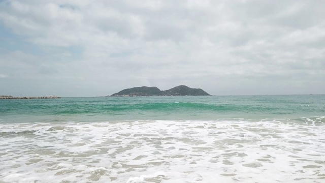 海景及边界岛鸟瞰图视频素材