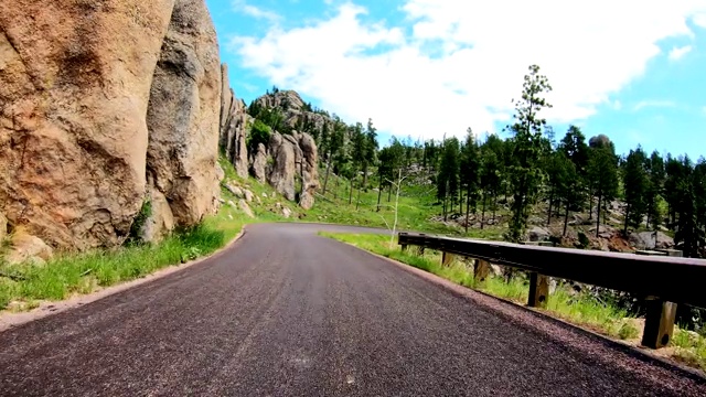 在南达科他州的黑山开车视频下载