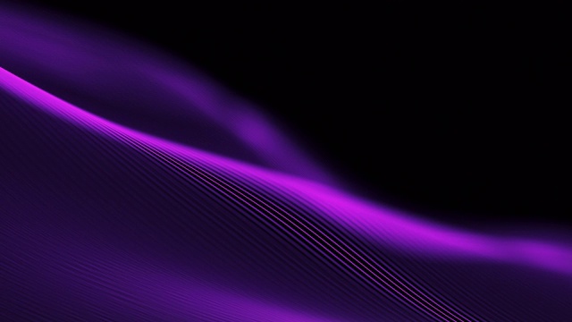 4k美丽的波浪线背景(紫色)-可循环视频下载