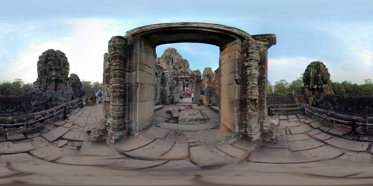 360 VR /巴戎神庙视频素材