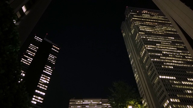 东京新宿的夜景视频下载