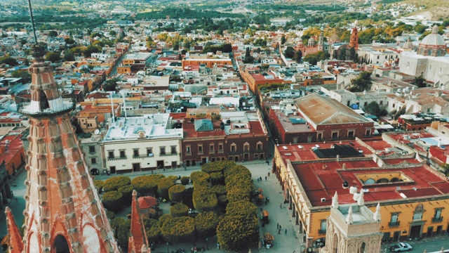 圣米格尔·德·阿连德，墨西哥。视频下载