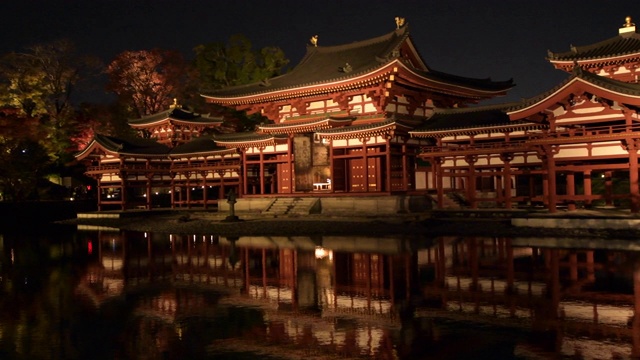 在京都的拜道寺，夜间宽视频下载