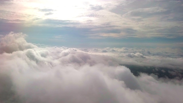 空中的云的天空视频素材