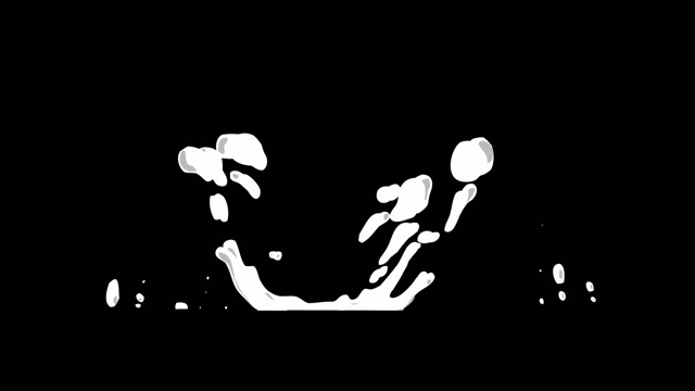 Dash水飞溅手绘运动图形卡通动画3步骤视频下载