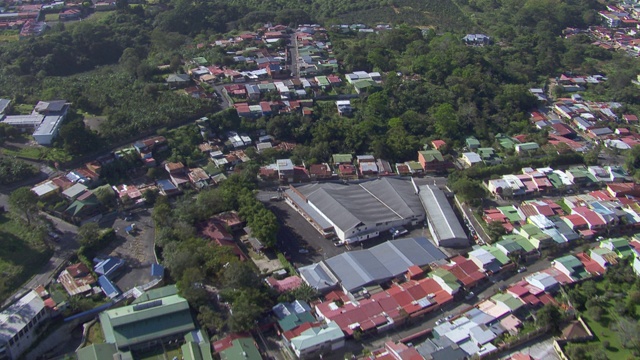 圣何塞城市景观鸟瞰图，哥斯达黎加视频素材