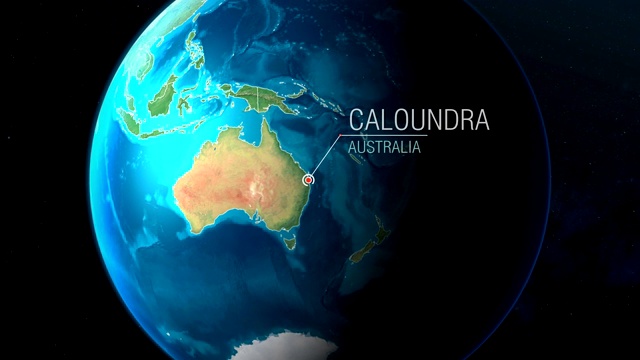 澳大利亚-卡伦德拉-急速从太空到地球视频下载