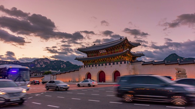 韩国首尔景福宫视频素材