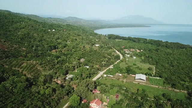 美丽的下午在洪都拉斯的乡村景色视频下载