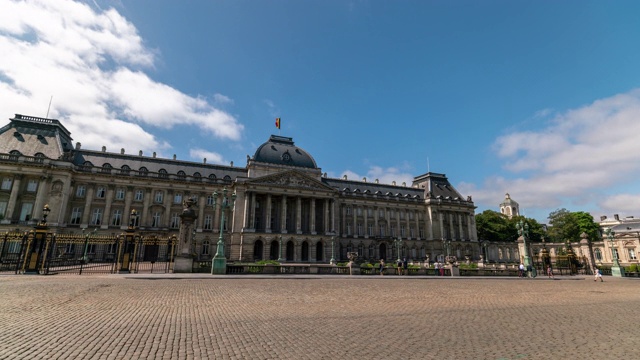 布鲁塞尔皇家宫殿的超缩图视频下载