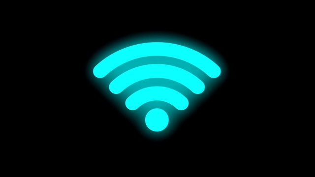 Wifi霓虹标志，4K循环视频下载