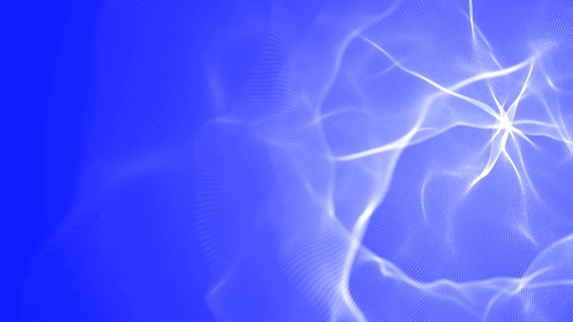 抽象粒子可循环背景(蓝色)视频素材