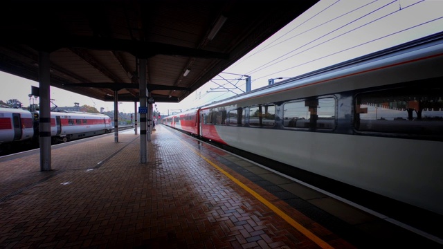 HST 43号列车到达约克站视频素材