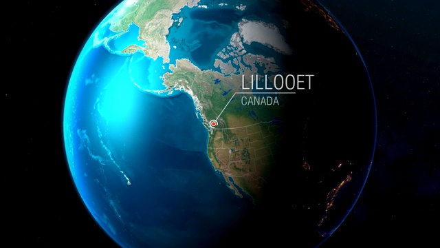 加拿大-利勒特-从太空到地球视频下载