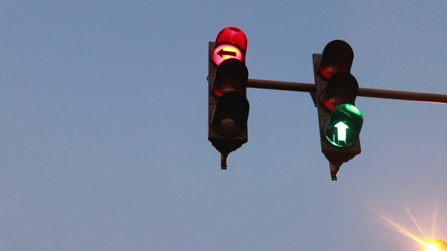 交通灯信号作用视频下载