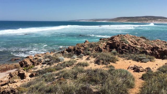 澳大利亚西部的卡巴利海滩景观视频素材