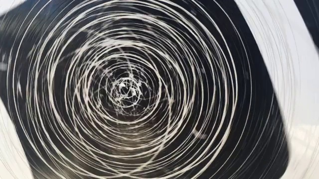 黑白催眠漩涡催眠圈线视频素材