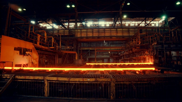 钢厂-钢丝视频素材