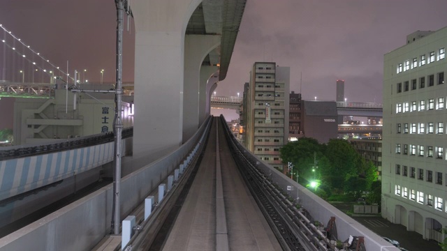 4K超延时:日本东京的自动列车视频下载