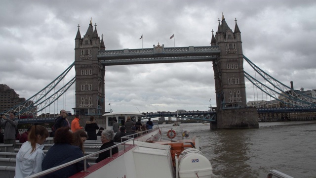 伦敦塔桥。视频下载