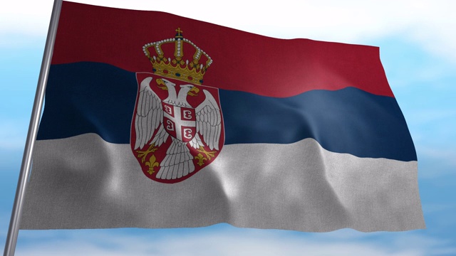 塞尔维亚国旗视频下载