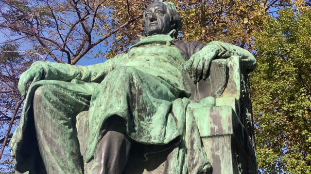 歌德雕像维也纳视频下载