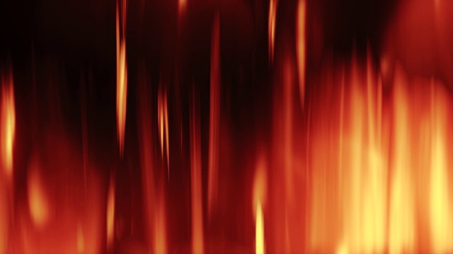 燃烧的背景篝火迸出红色的黄色光芒视频下载