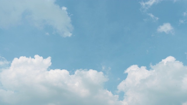 4k分辨率的蓝天白云。视频下载