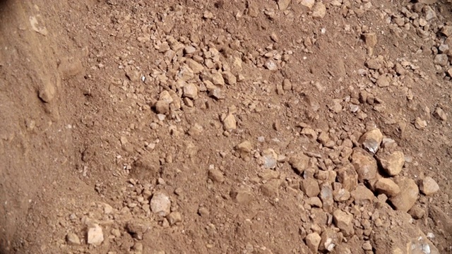 土地,粘土,土壤岩石化石流沙视频下载