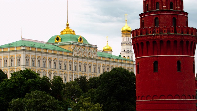 莫斯科:塔和克里姆林宫宫殿，俄罗斯视频素材