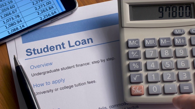学生贷款文档。视频下载
