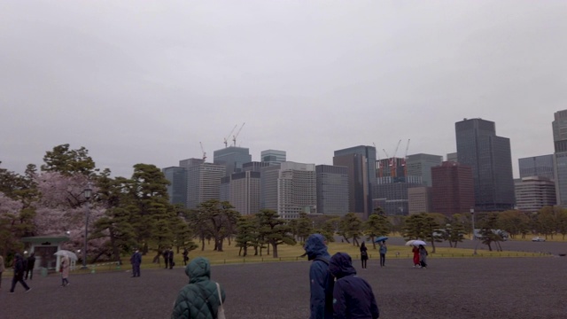 4K平移东京城市景观在东京，日本视频下载