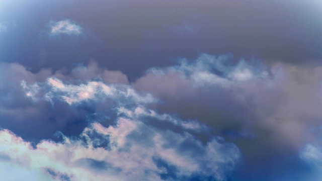 天空中的云视频素材
