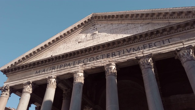 意大利罗马万神殿视频素材