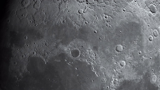 寒海或月球上的冷海，3d渲染视频下载