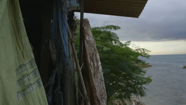 莫斯比村的沿海贫民窟视频素材