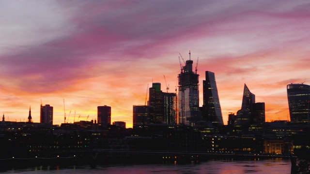 伦敦城市黎明视频素材