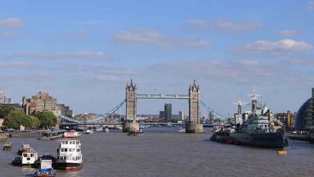 4K:英国伦敦塔桥视频下载