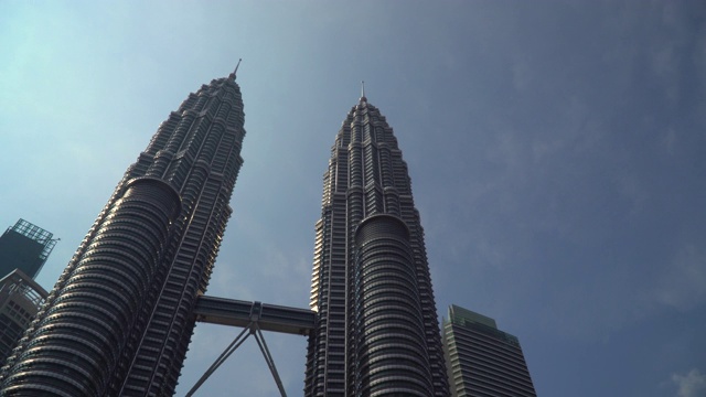 吉隆坡的双子塔视频素材
