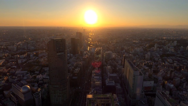 东京的城市景观从涩谷视频下载