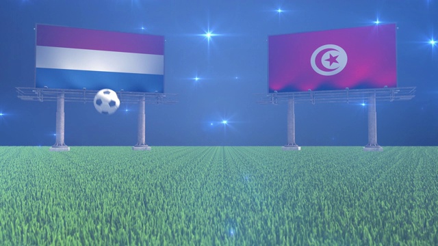 荷兰对突尼斯视频素材